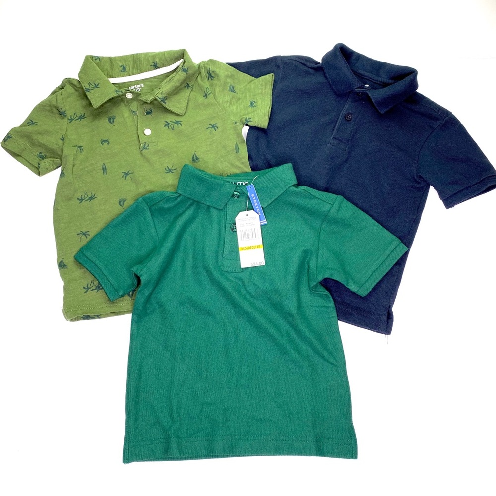 *BUNDLE Boy's Polo's 3-pk BUNDLE